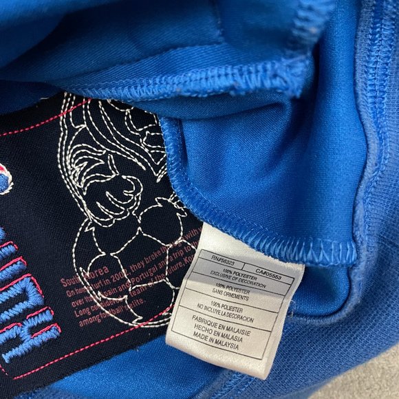 Vintage Nike Korea Soccer stitched Tiger KFA Zip Up Track Jacket Mens XL Blue - Picture 9 of 12